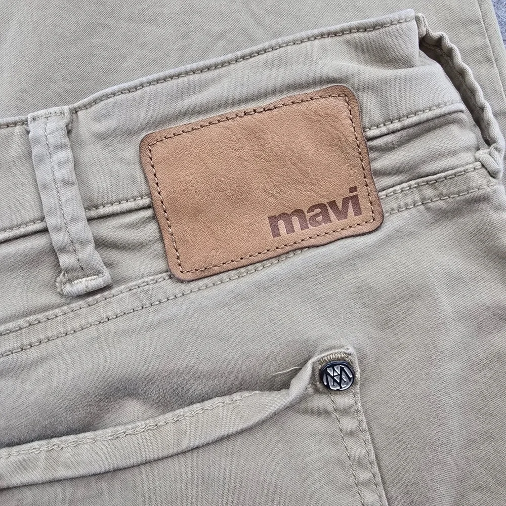 Mavi Matt Relaxed Straight Leg Pants Mens 42x29 Tan Khaki Cotton Stretch Chino